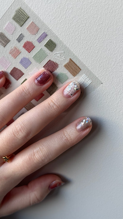 [ KNIT & CHEEK ] NAIL ARRANGE SHEET SET