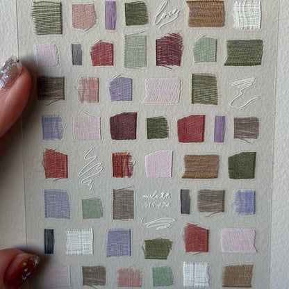 [ KNIT & CHEEK ] NAIL ARRANGE SHEET SET