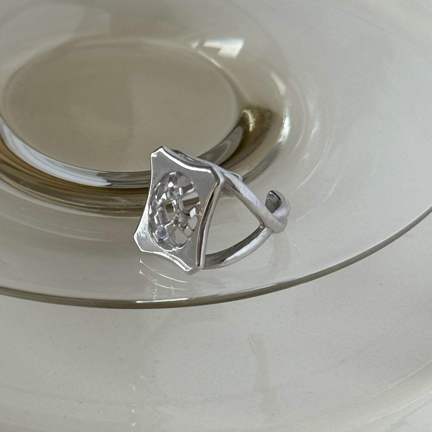 [ moon stone ] apple pie silver [ free size ]