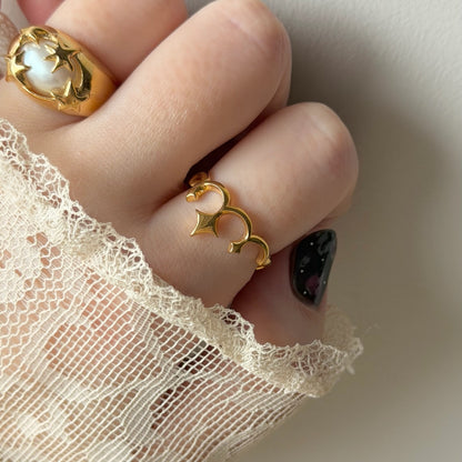 tiara ring gold