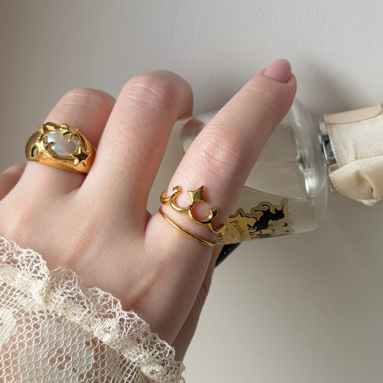 tiara ring gold
