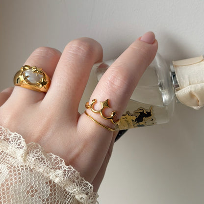 tiara ring gold