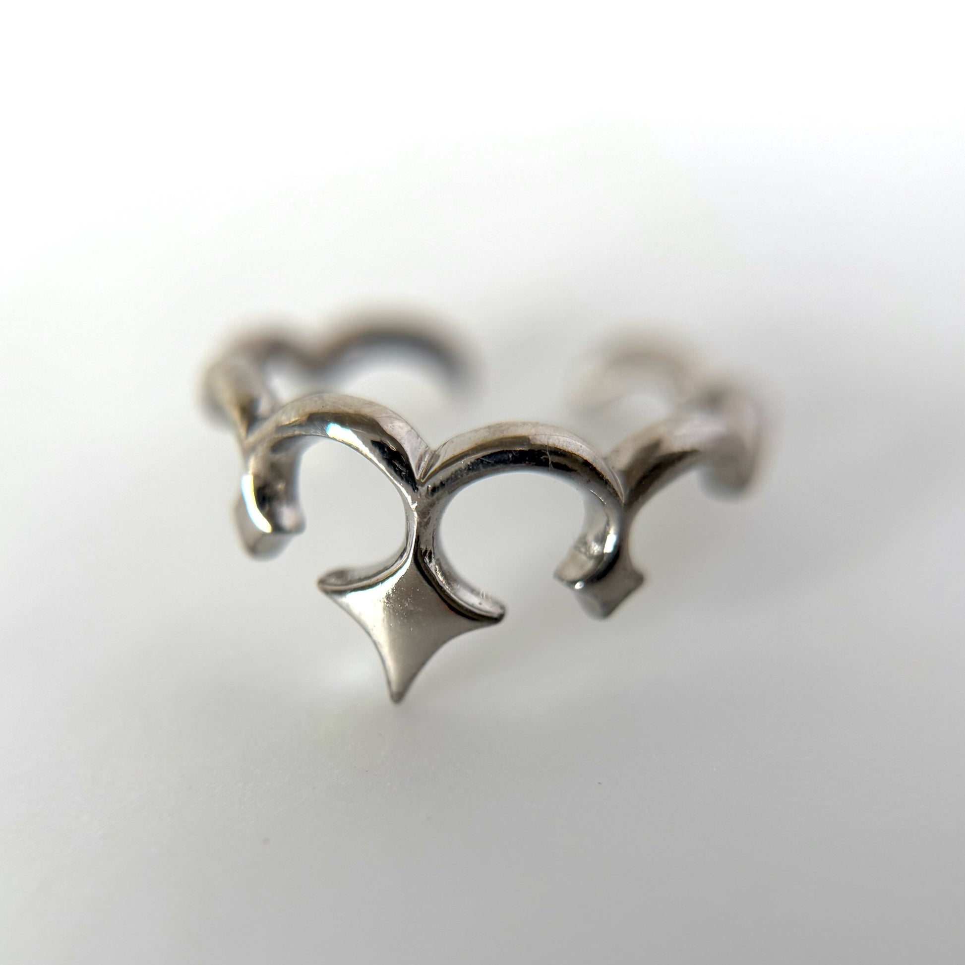 tiara ring silver