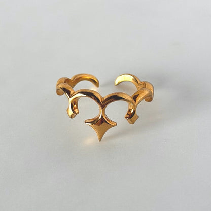 tiara ring gold