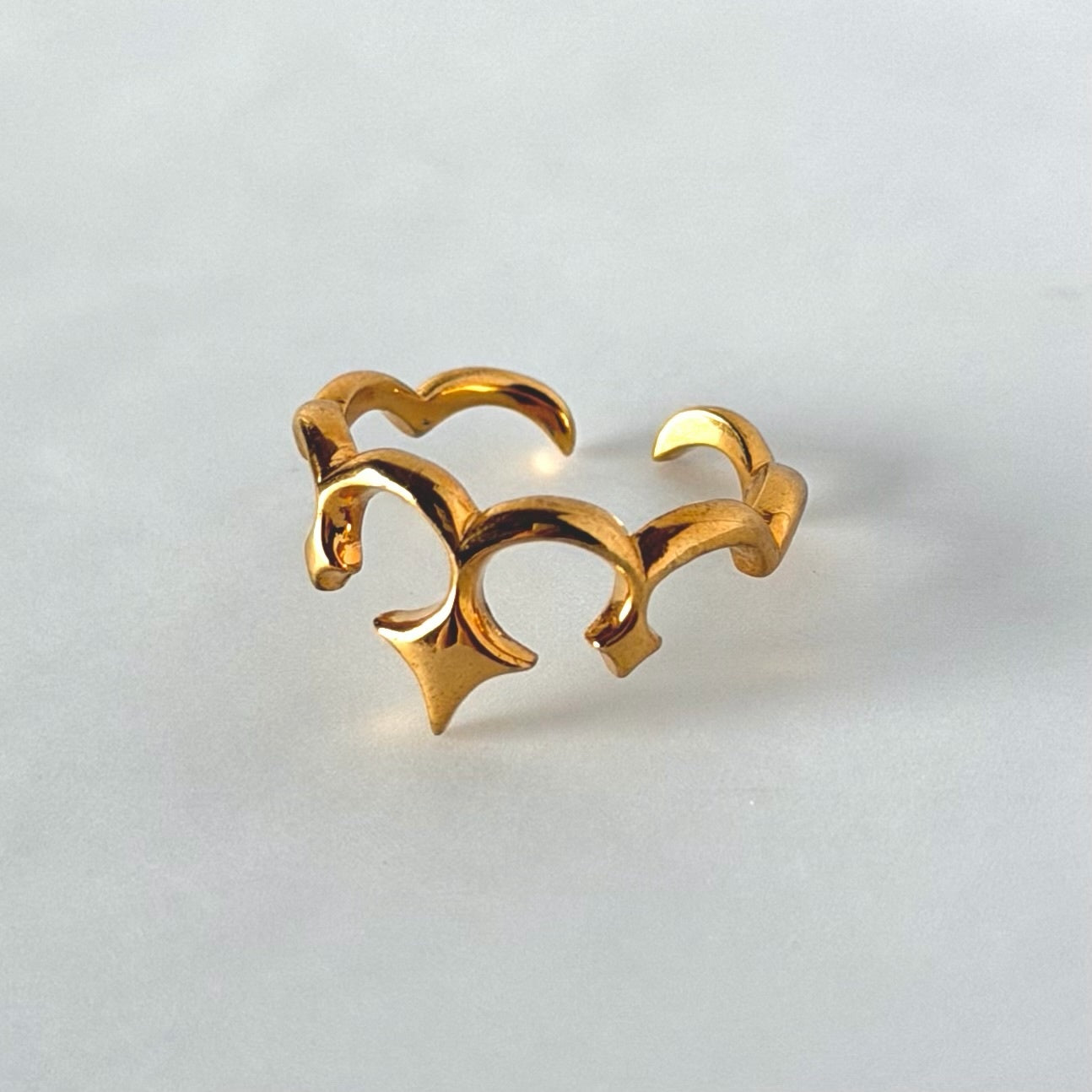tiara ring gold