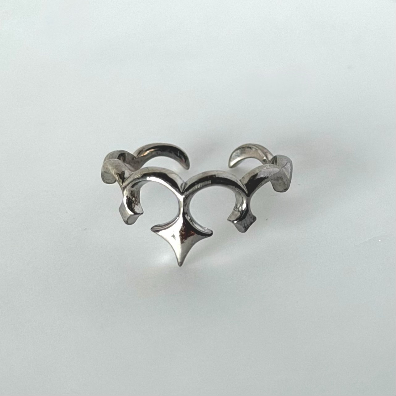 tiara ring silver