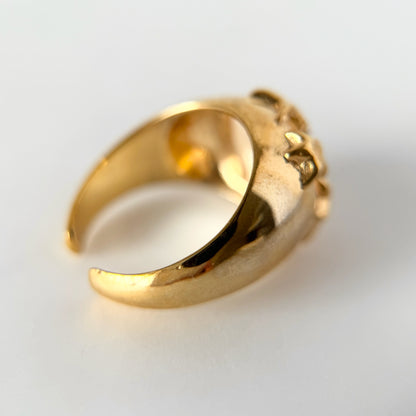 [ vintage pearl ] twinkle ring gold
