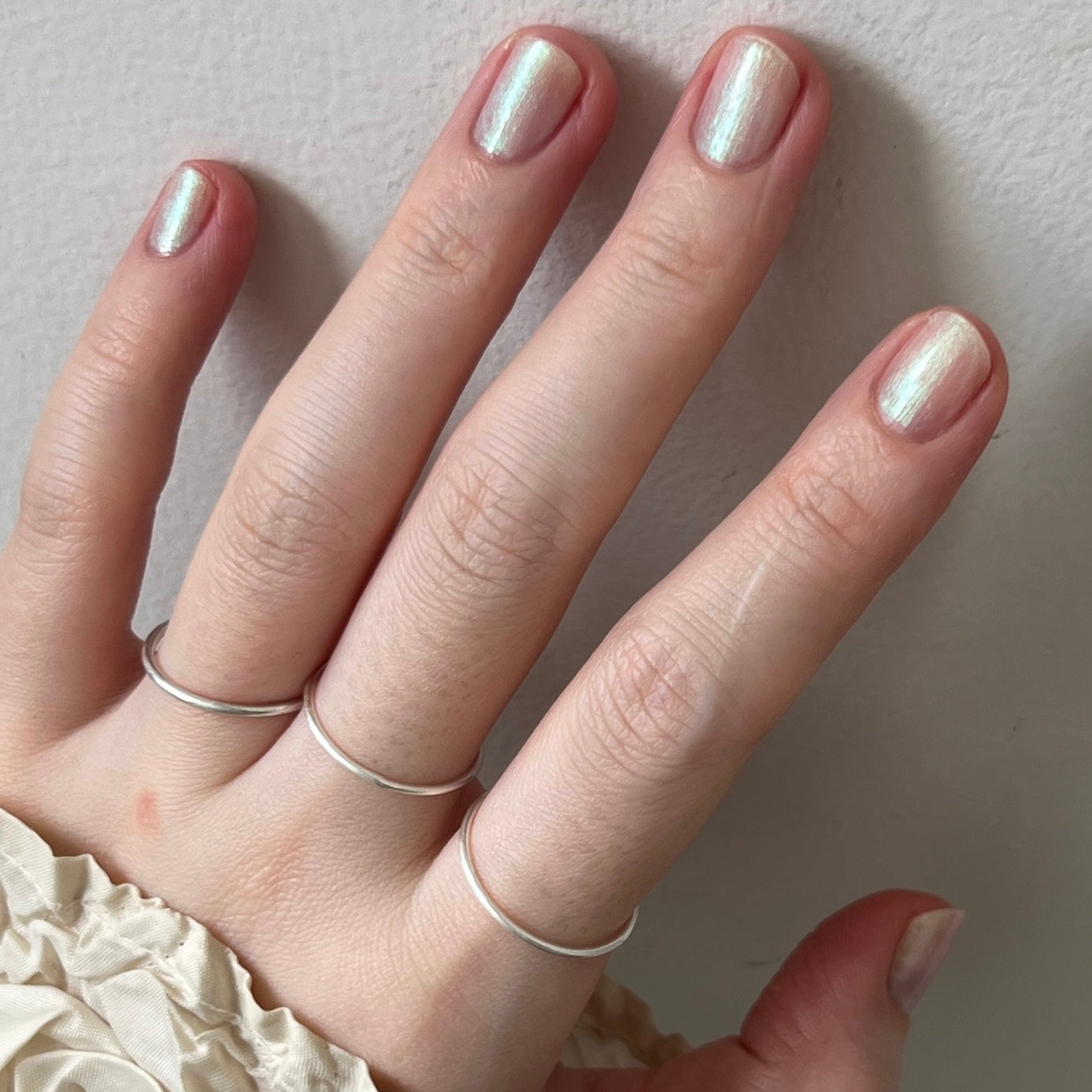 [silver] minimal four-ring [set]