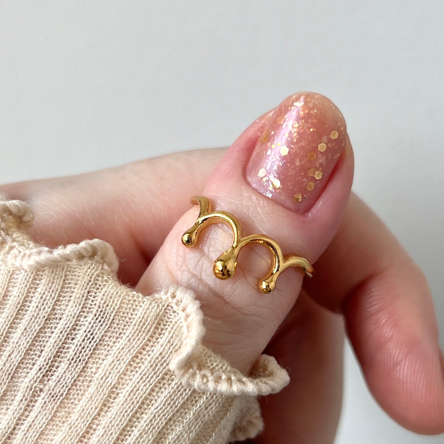 [ gold ] drop [ free size ]