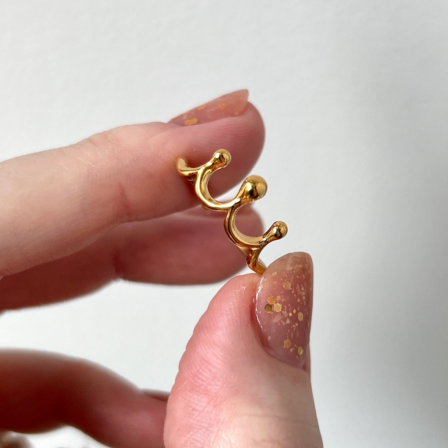 [ gold ] drop [ free size ]