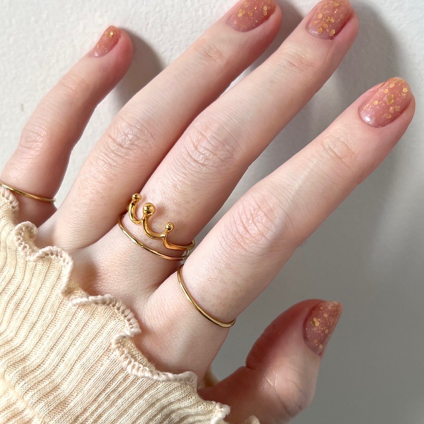 [ gold ] drop [ free size ]