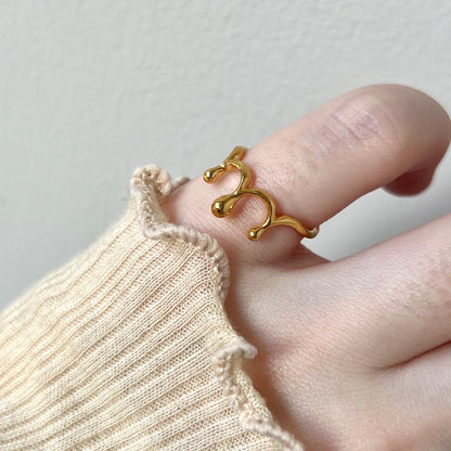 [ gold ] drop [ free size ]