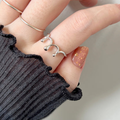 [ silver ] drop [ free size ]
