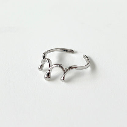 [ silver ] drop [ free size ]