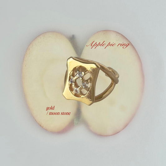[ moon stone ] apple pie gold [ free size ]