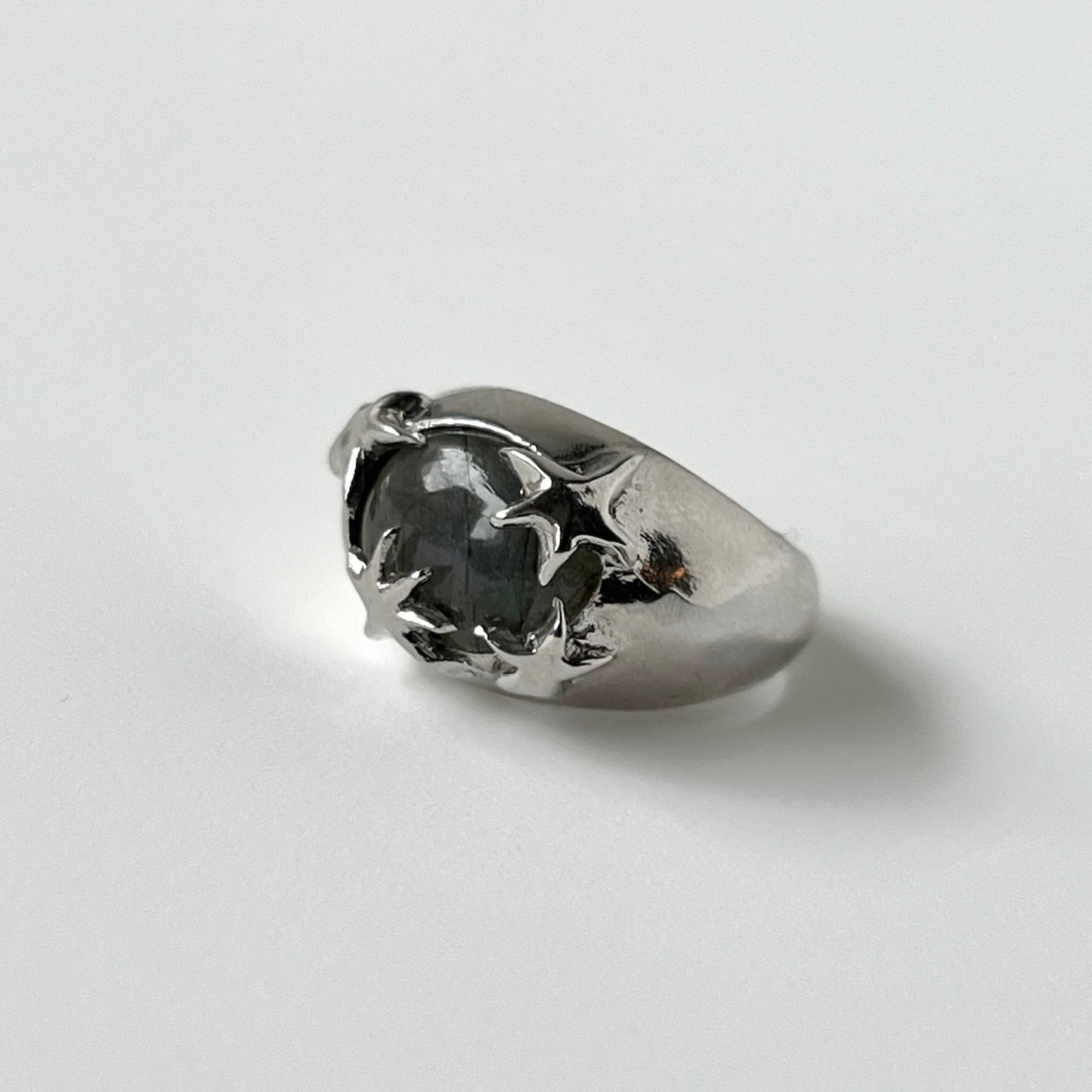 [ blue labradorite ] twinkle ring silver