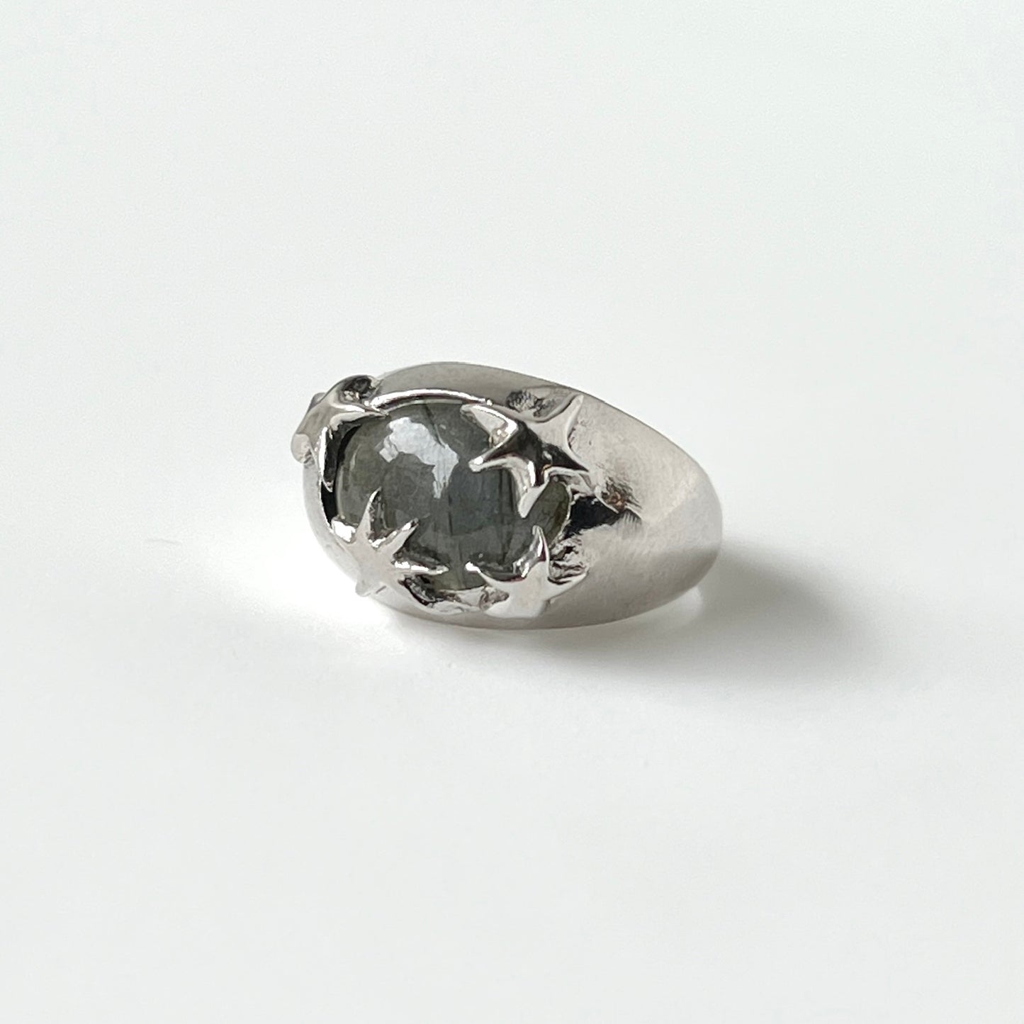 [ blue labradorite ] twinkle ring silver