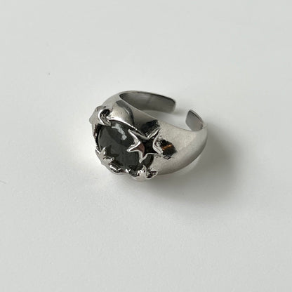 [ blue labradorite ] twinkle ring silver