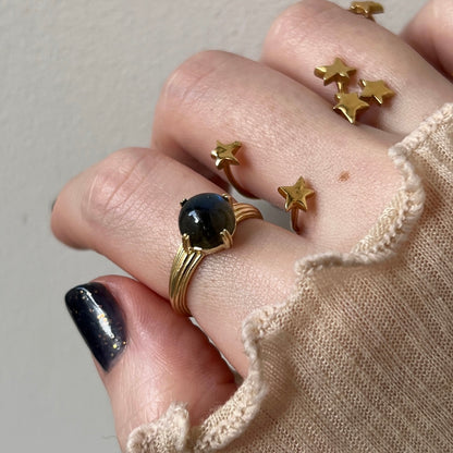[ labradorite ] croissant gold