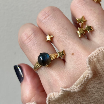 [ labradorite ] croissant gold