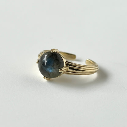 [ labradorite ] croissant gold