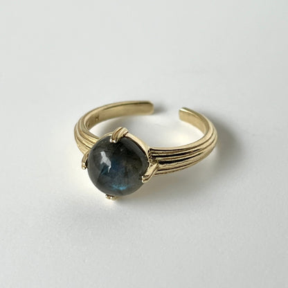 [ labradorite ] croissant gold