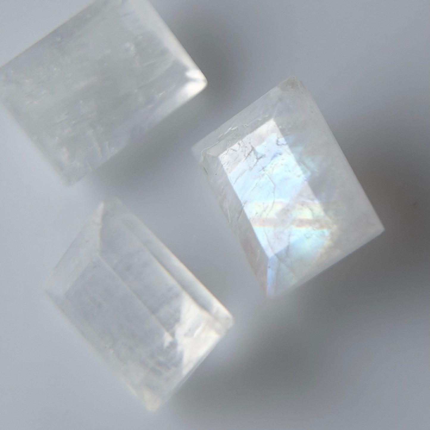 [ moon stone ] rectangle sparkle gold