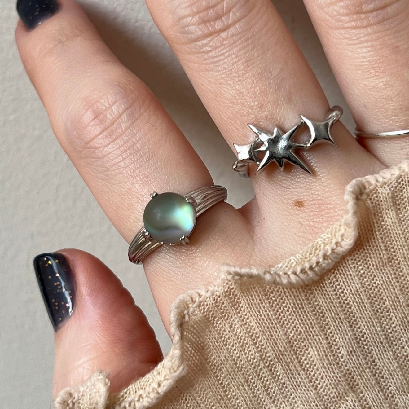 [ avalon shell ] croissant silver