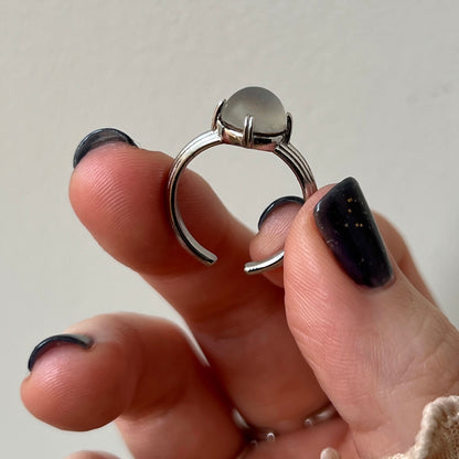 [ avalon shell ] croissant silver