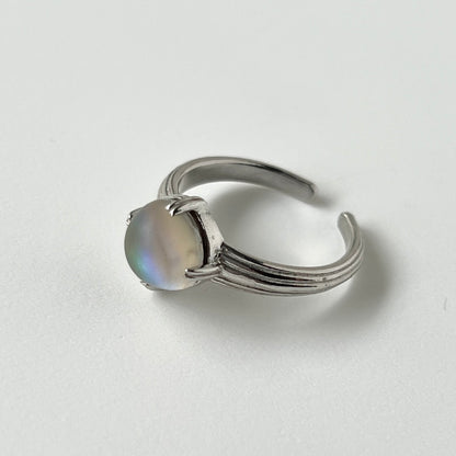 [ avalon shell ] croissant silver