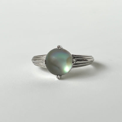 [ avalon shell ] croissant silver