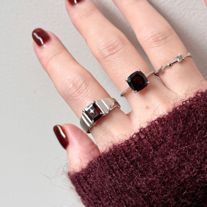 [ mozambique garnet ] telescope silver
