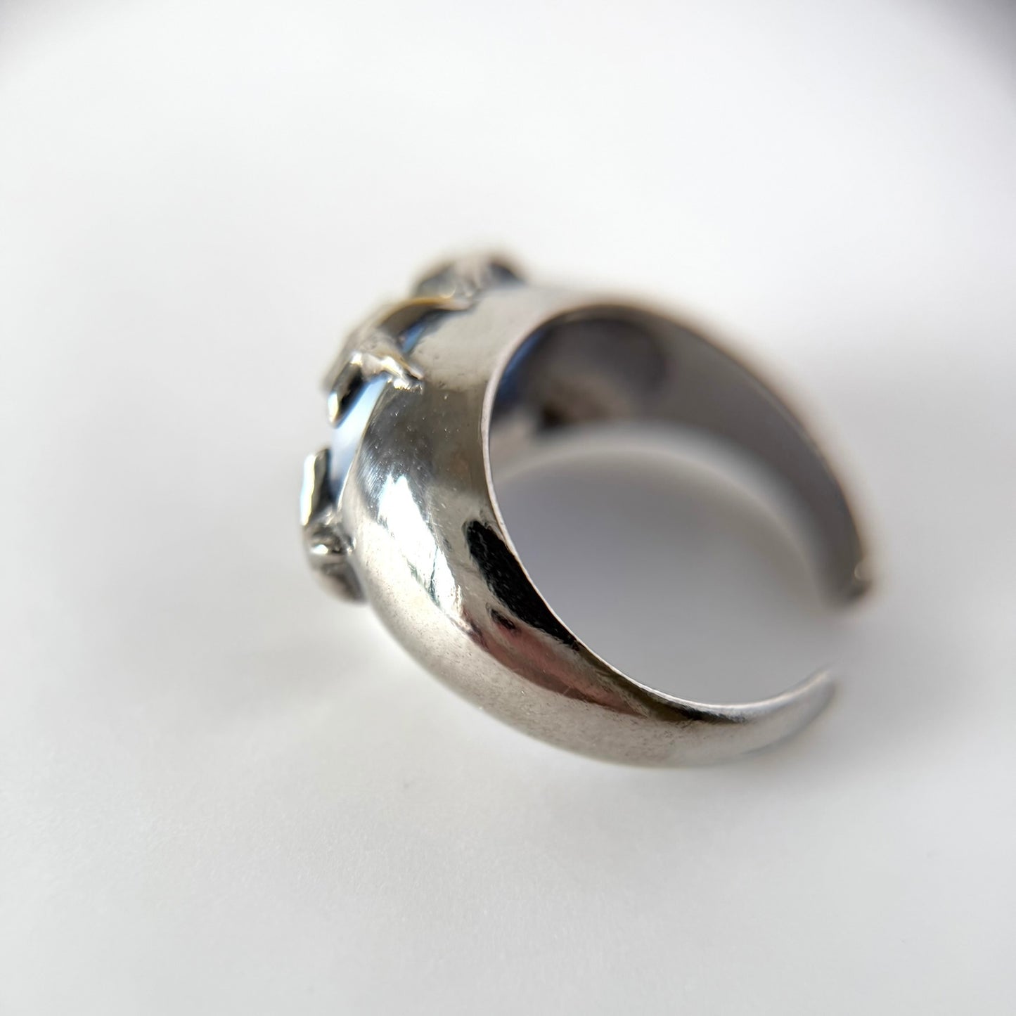 [ star blue ] twinkle ring silver
