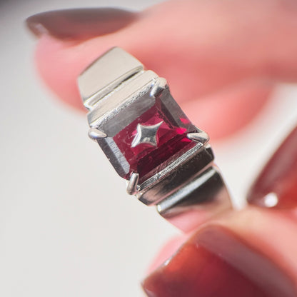 [ mozambique garnet ] telescope silver