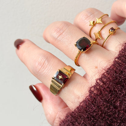 [ mozambique garnet ] telescope gold