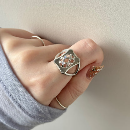 [ moon stone ] apple pie silver [ free size ]