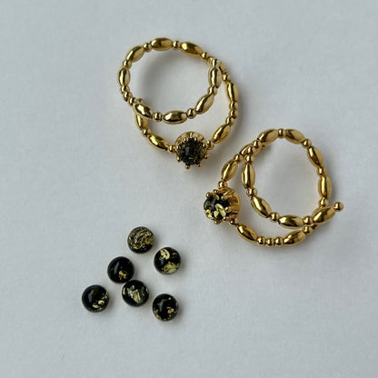 [ black amber ] sirius gold