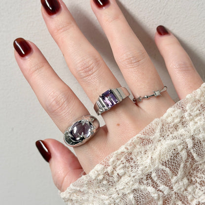 [ amethyst ] telescope silver