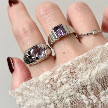 [ amethyst ] telescope silver