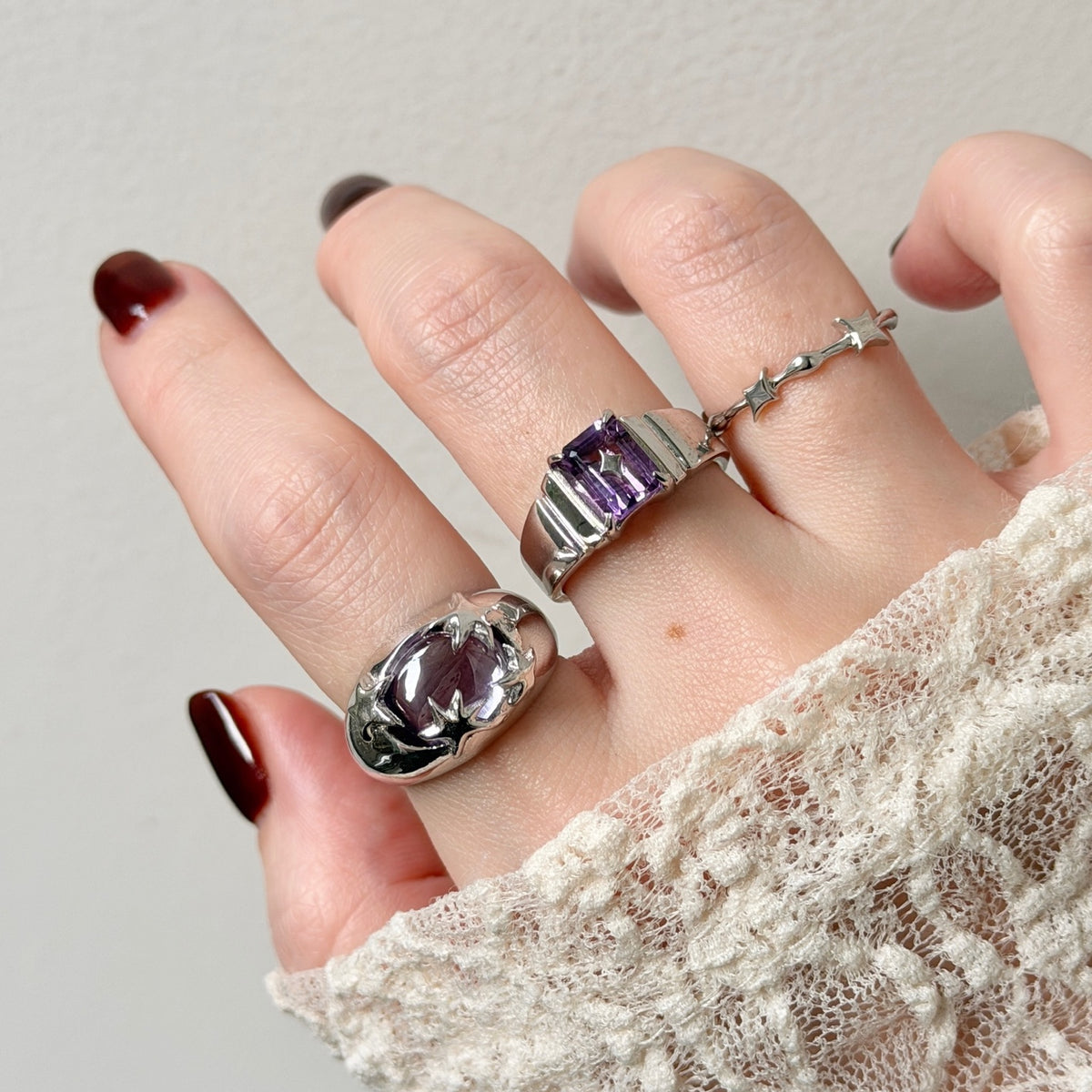 [ amethyst ] telescope silver