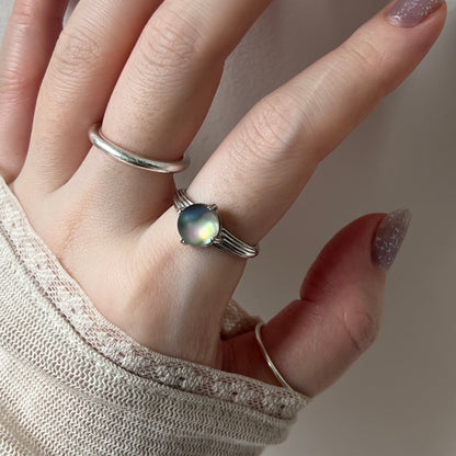 [ avalon shell ] croissant silver