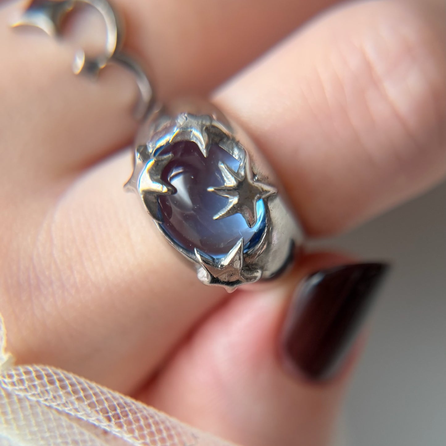 [ aqua ] twinkle ring silver
