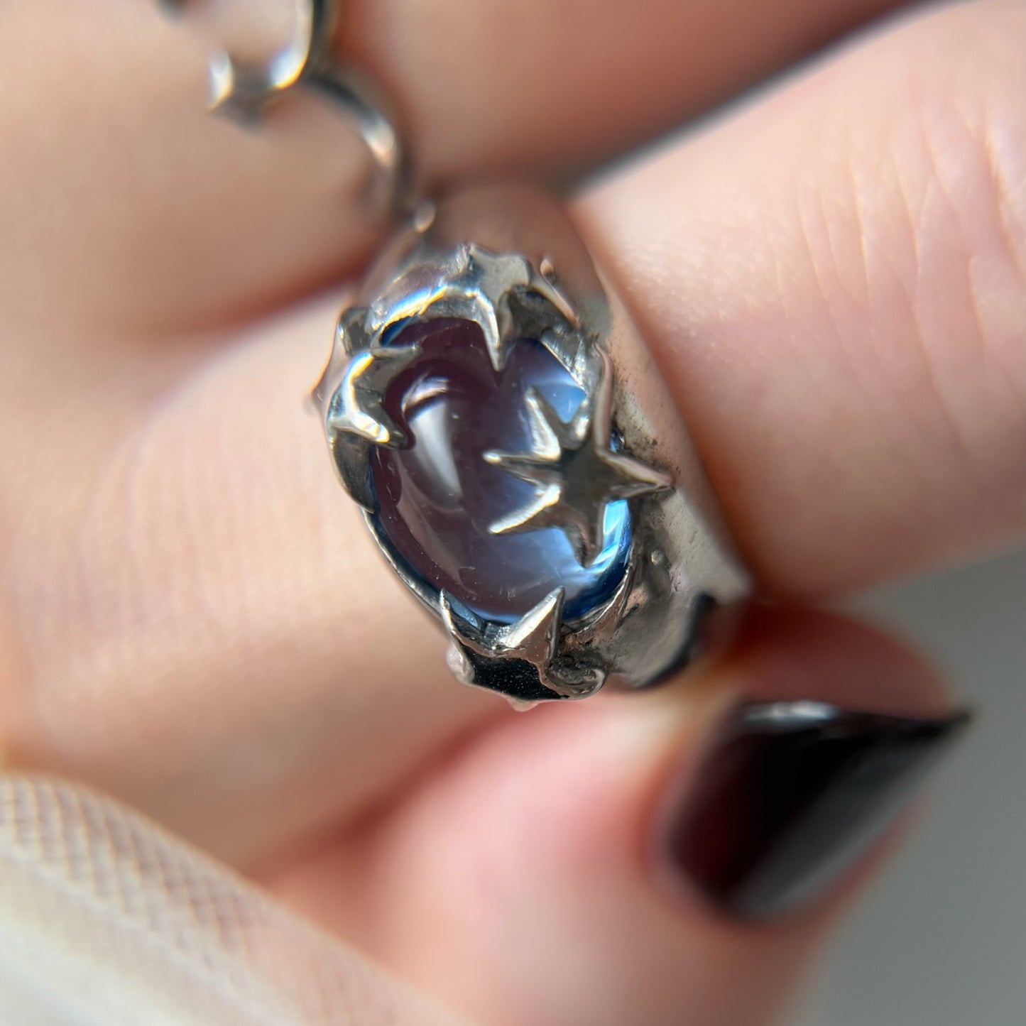[ aqua ] twinkle ring silver