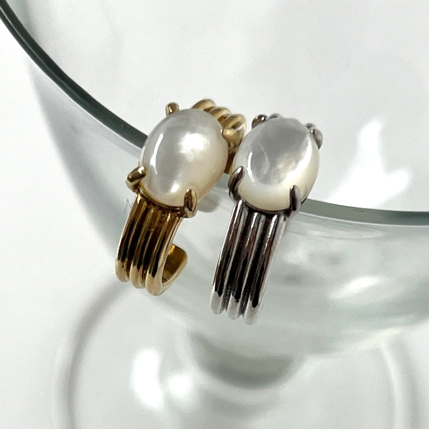 [ white shell ] trois gold