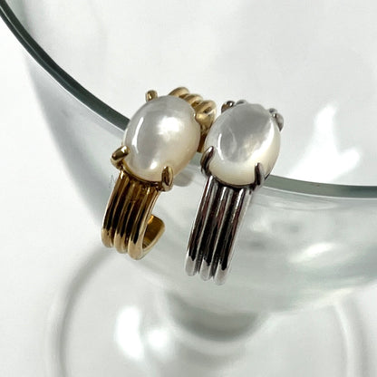 [ white shell ] trois gold