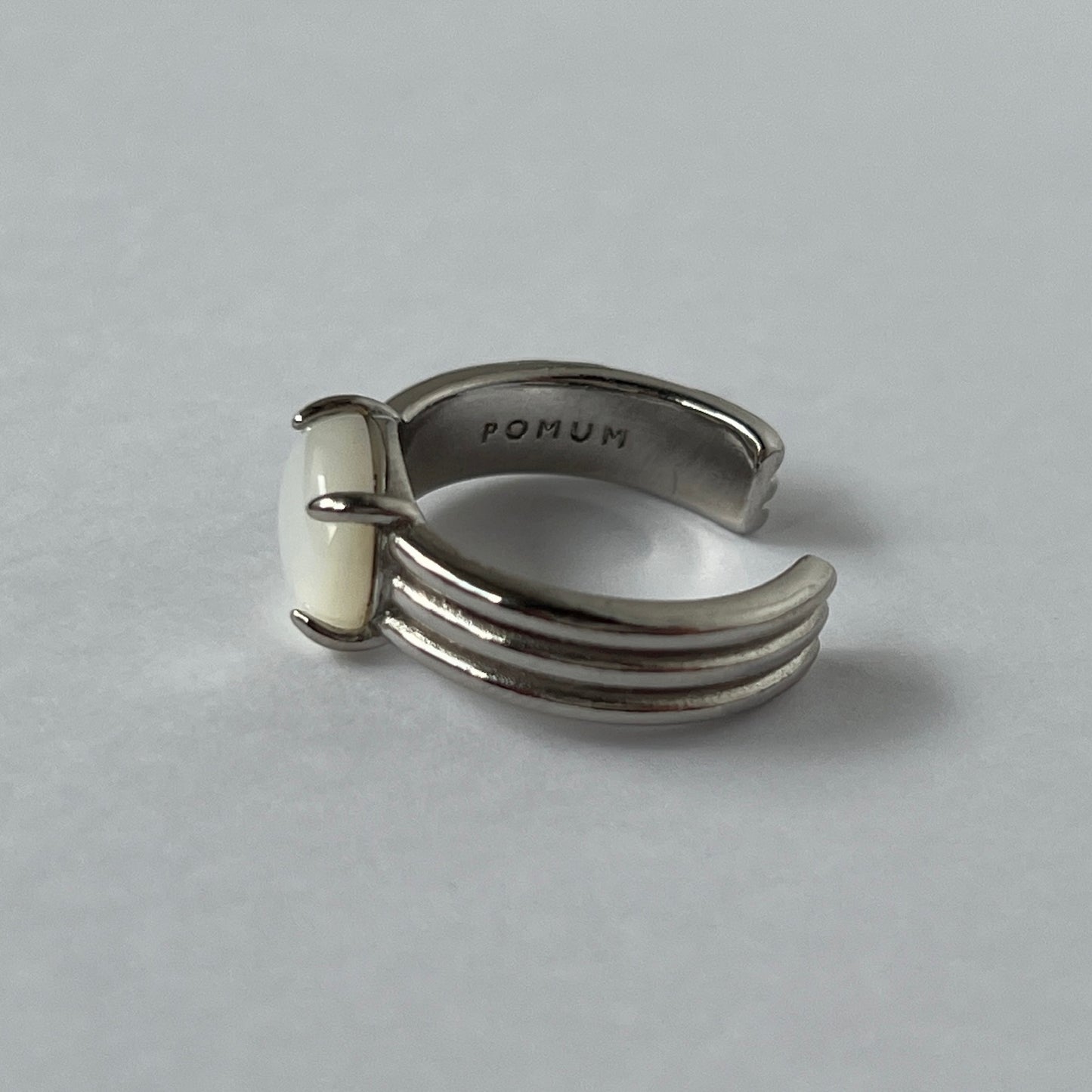 [ white shell ] trois silver
