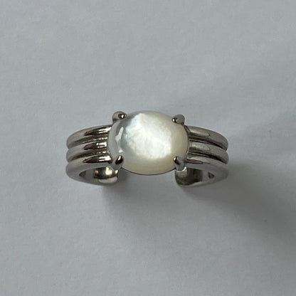 [ white shell ] trois silver