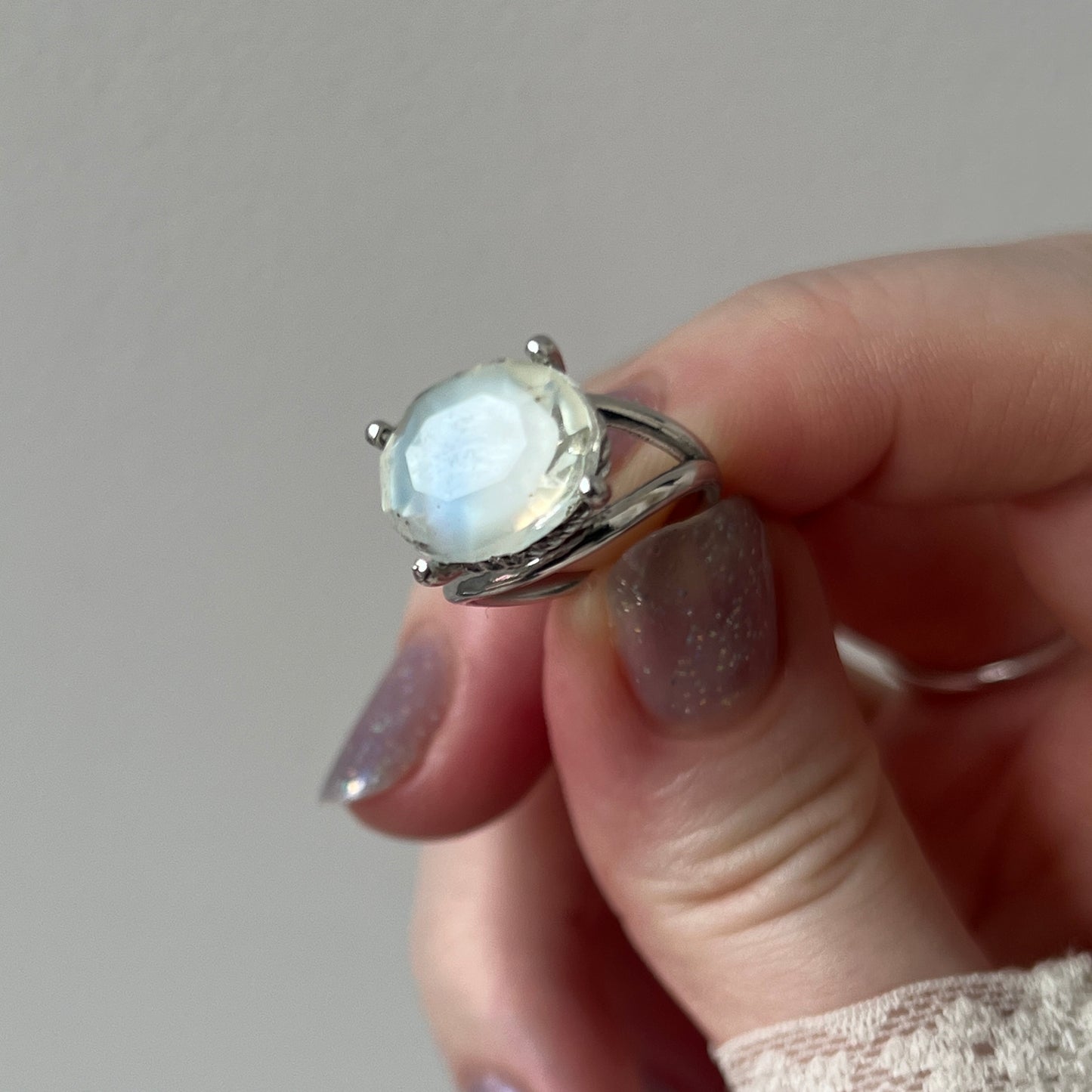 [ powder blue ] reine -pinky silver