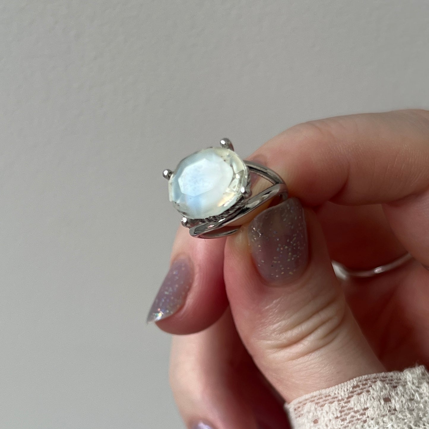 [ powder blue ] reine -pinky silver