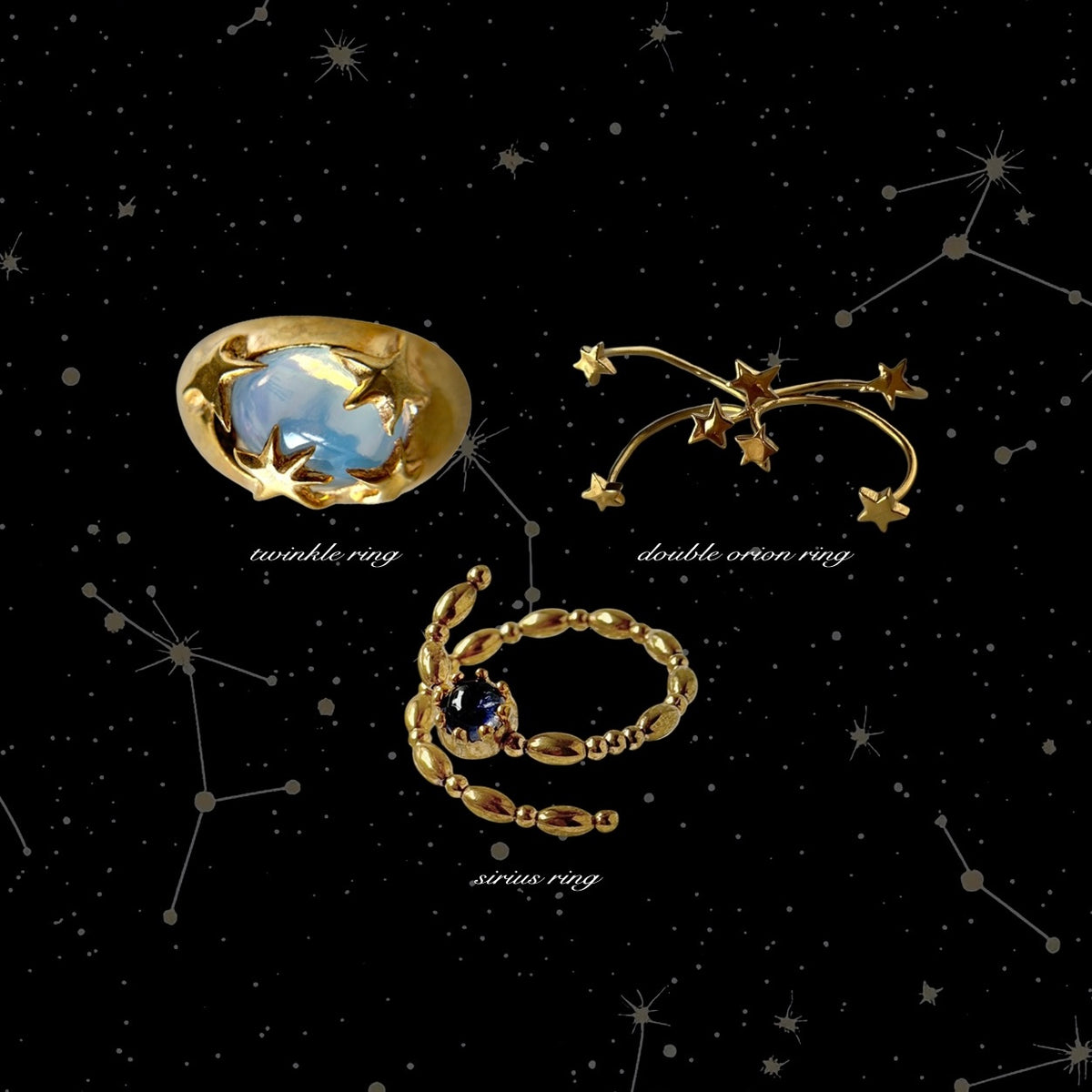 【おすすめセット】twinkle set [ gold ]